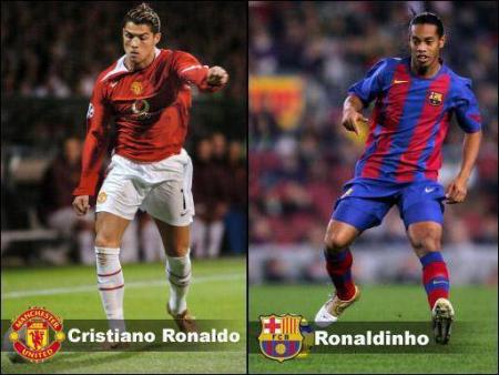 c-ronaldo VS ronaldinho