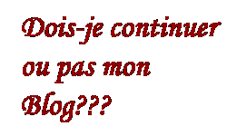 dois-je continuer ou pas mon vip-blog ???
