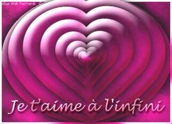 je t'aime pour l'infini